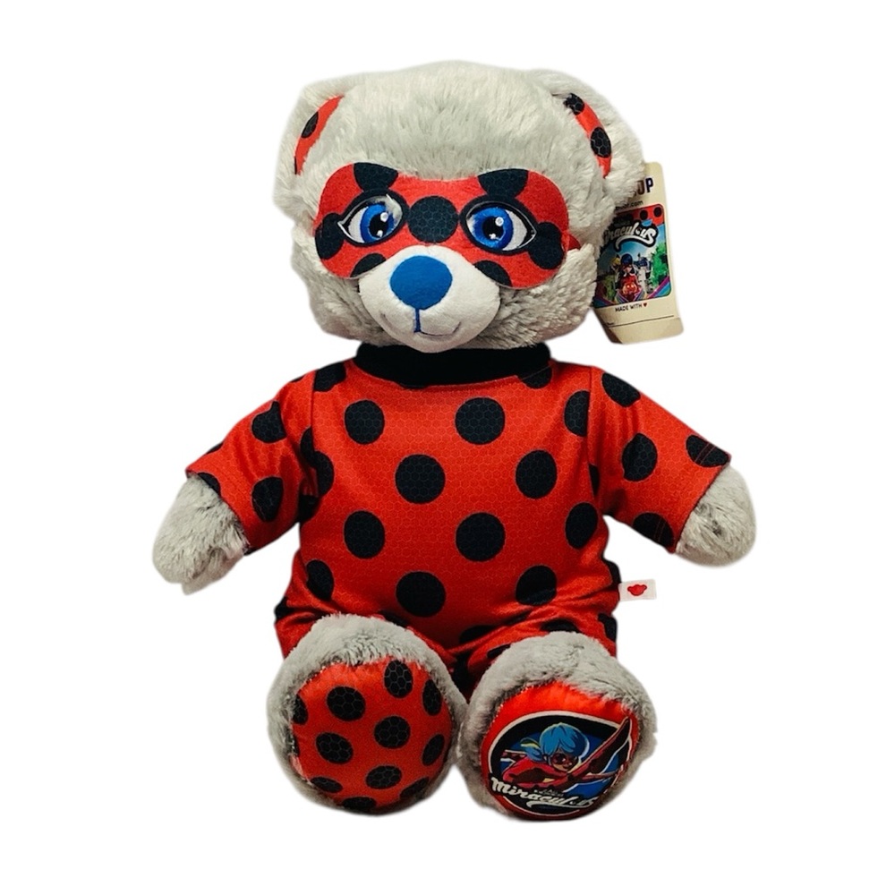 🦄 Build-A-Bear Miraculous Ladybug Bear - NWT